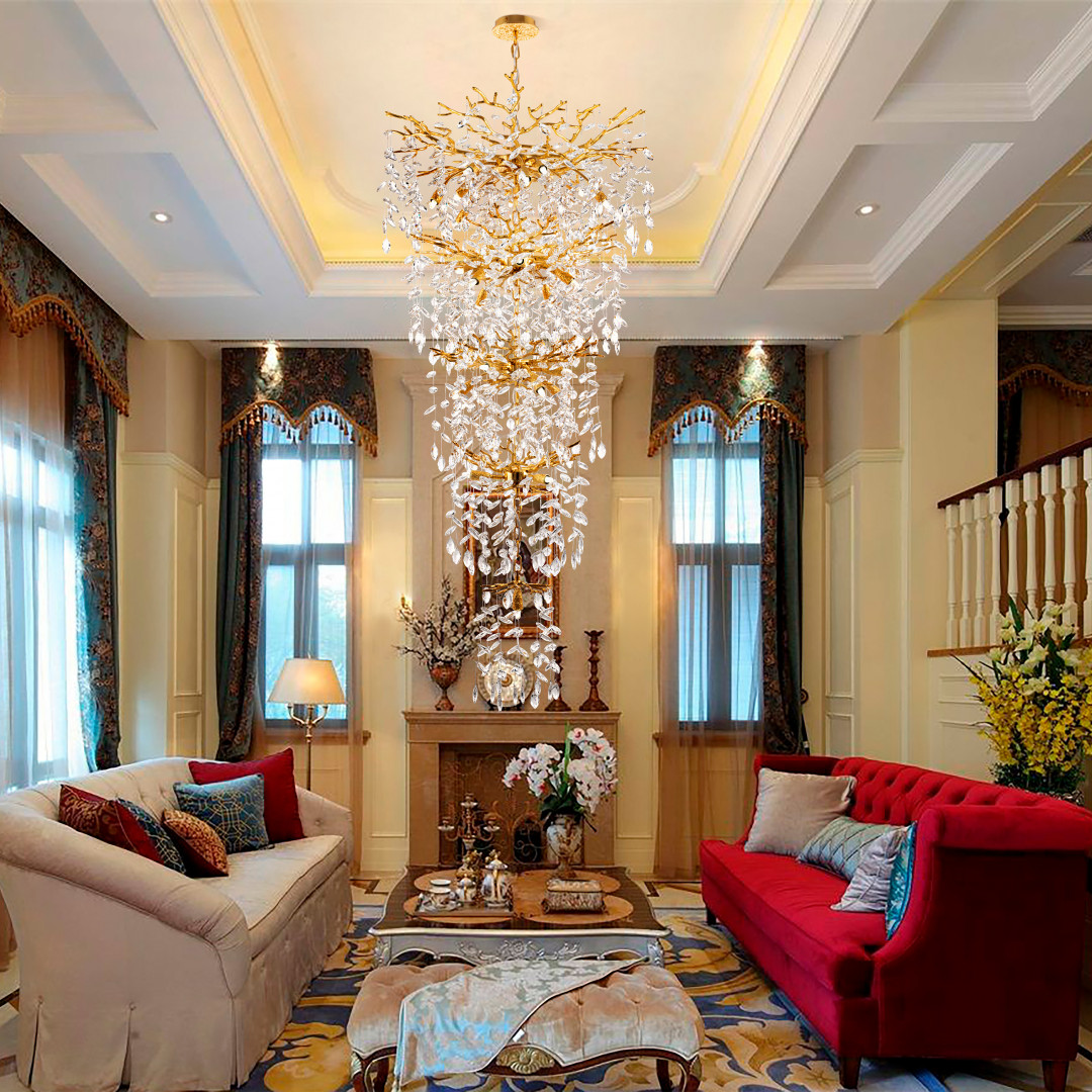 Каскадная люстра Arte Milano 23416.800-1600.28.G9.B.5D GD