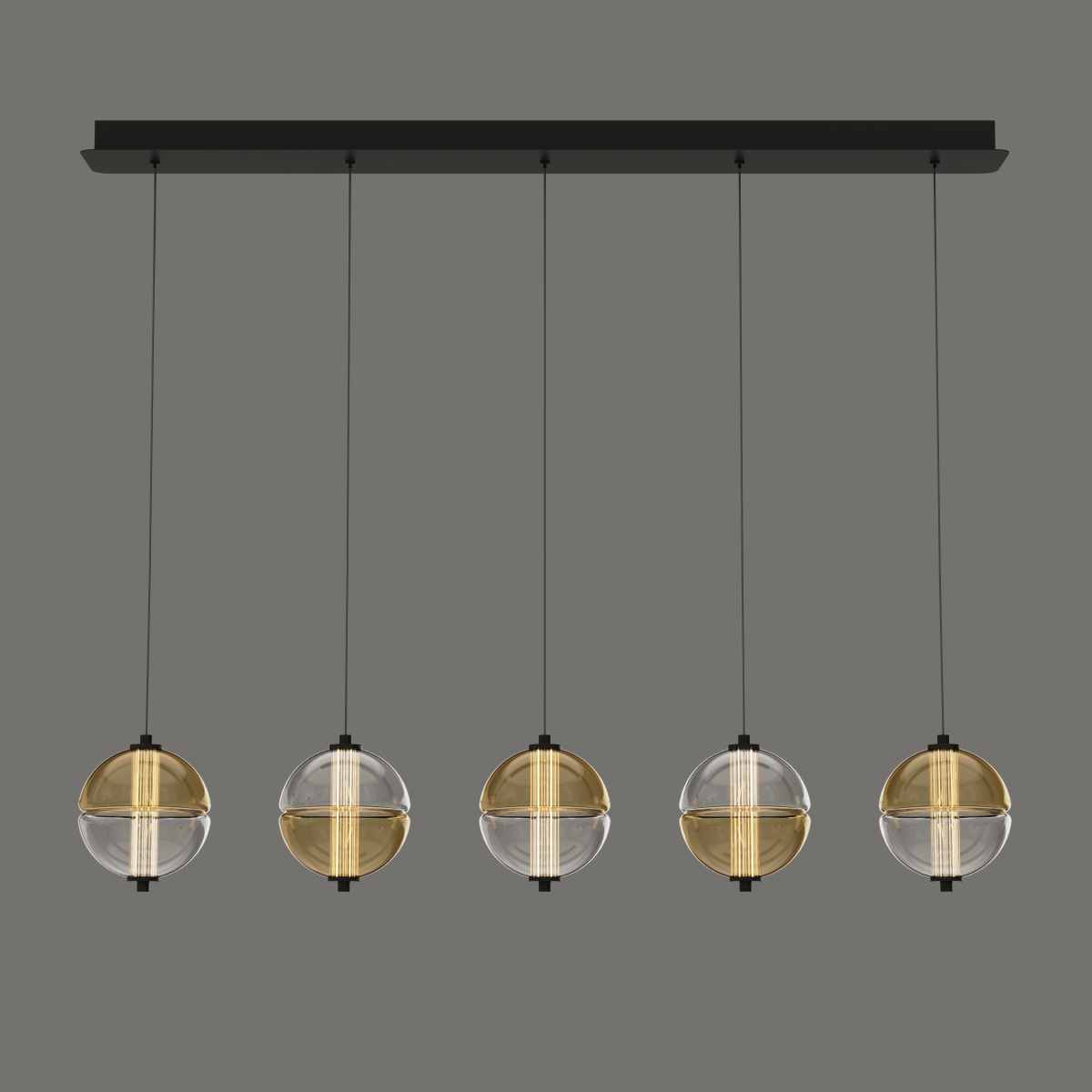 Подвесной светильник Delight Collection MD24022079-5B black/amber