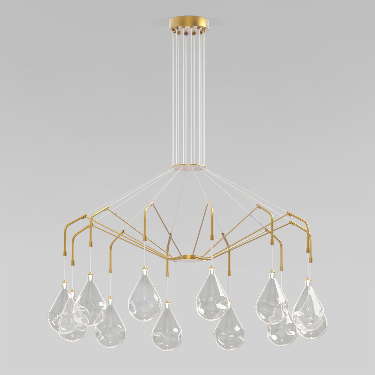 Подвесная люстра Eurosvet Birne 201002/12 латунь Smart a071499