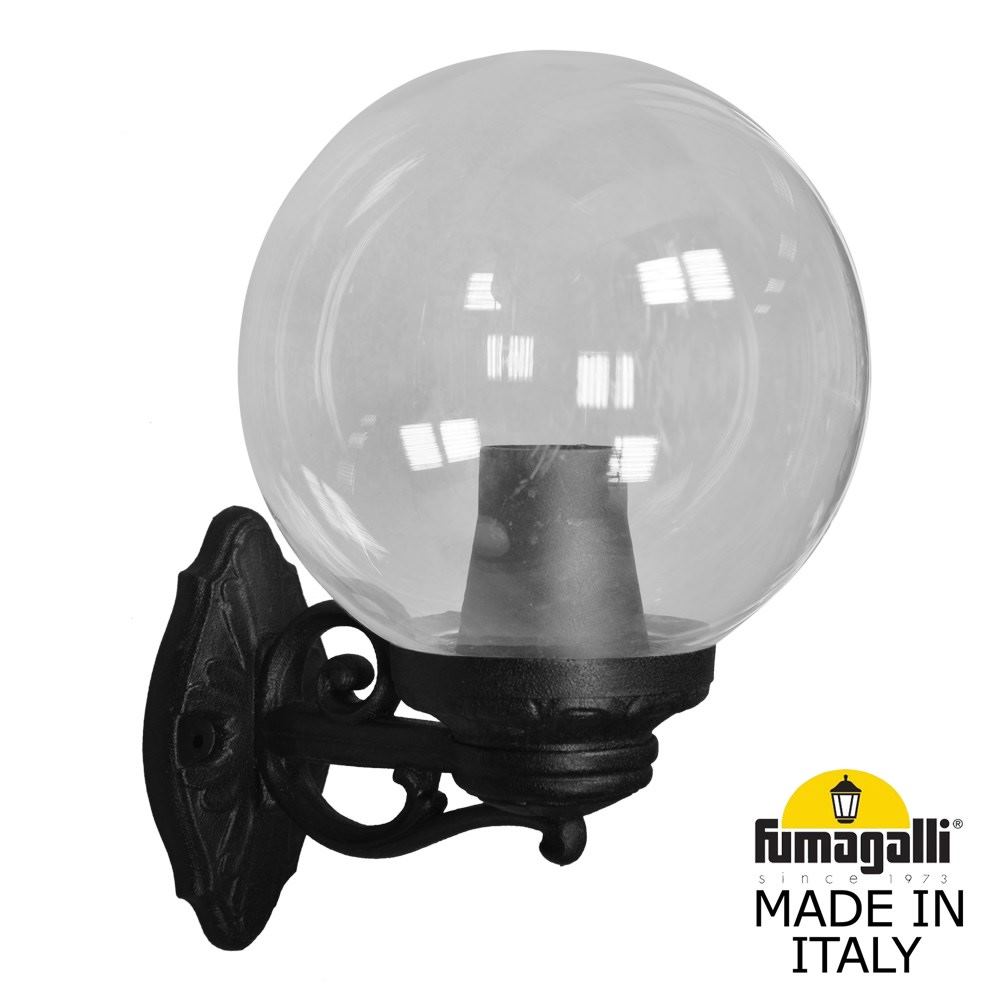 Уличный настенный светильник шар Fumagalli Globe 250 G25.131.000.AXF1R