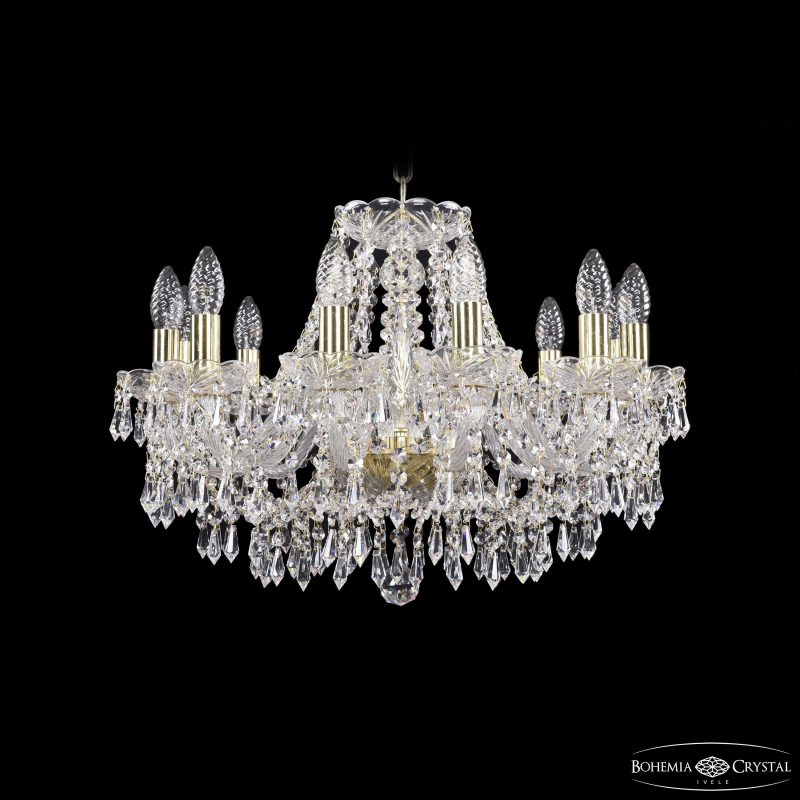 Подвесная люстра Bohemia Ivele Crystal 1403/12/195 G