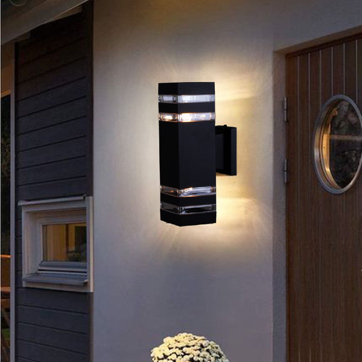 Уличный настенный светильник Reluce 86228-9.2-002CT 2*E27 BK