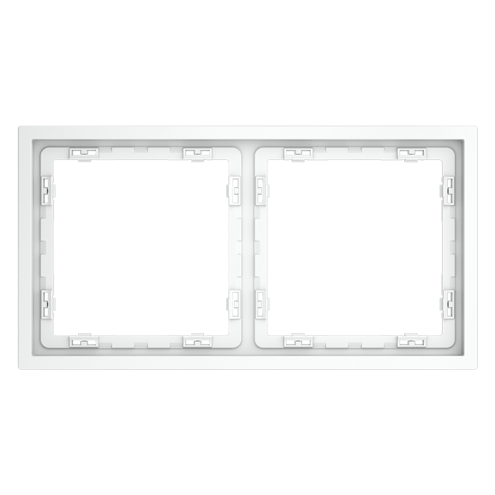 Рамка на 2 поста Voltum S70 VLS100202 (белый матовый)