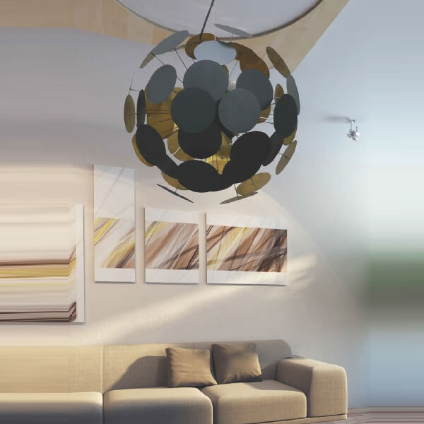 Подвесной светильник Zumaline DOTS TS-081111P-BK