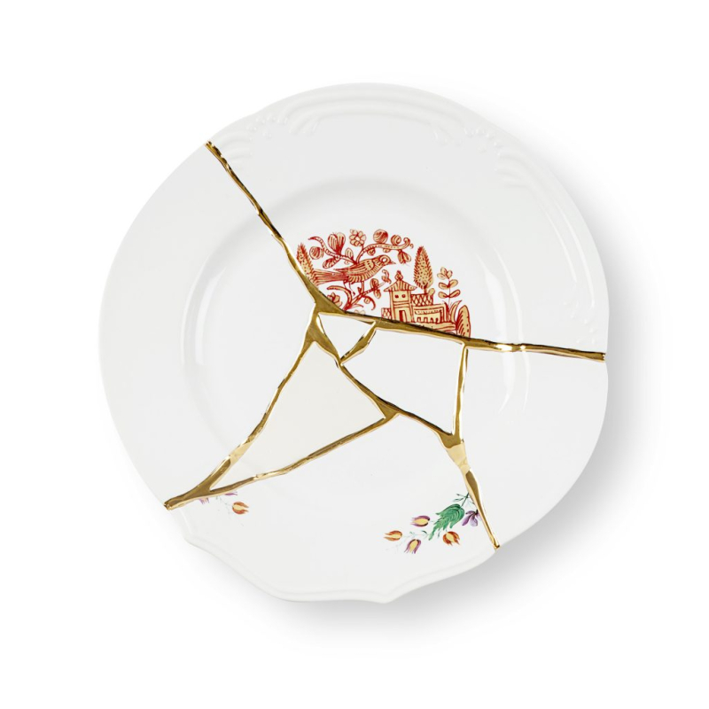 Тарелка Seletti Kintsugi 09611