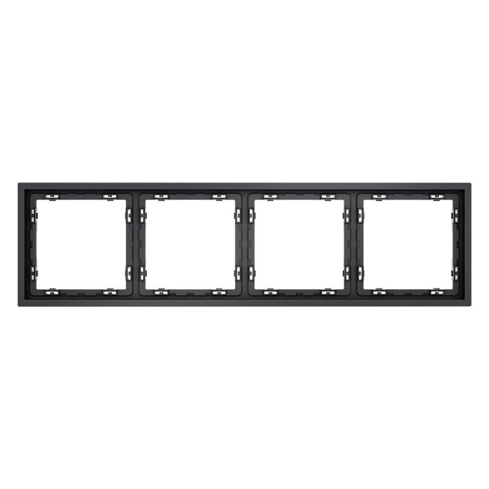 Рамка на 4 поста Voltum S70 VLS100407 (графит)