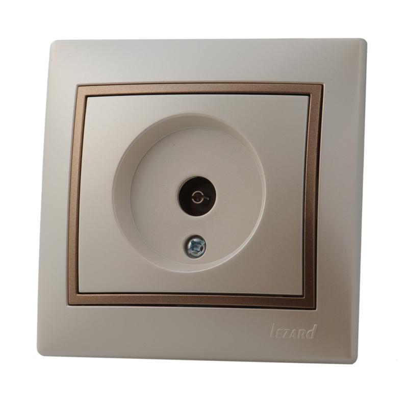 Розетка ТВ проходная Lezard Mira 701-3031-129
