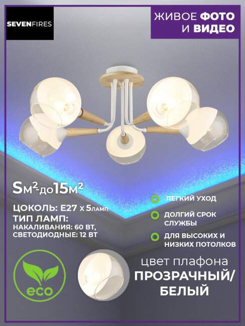 Потолочная люстра Wedo Light Ignas 66767.01.09.05