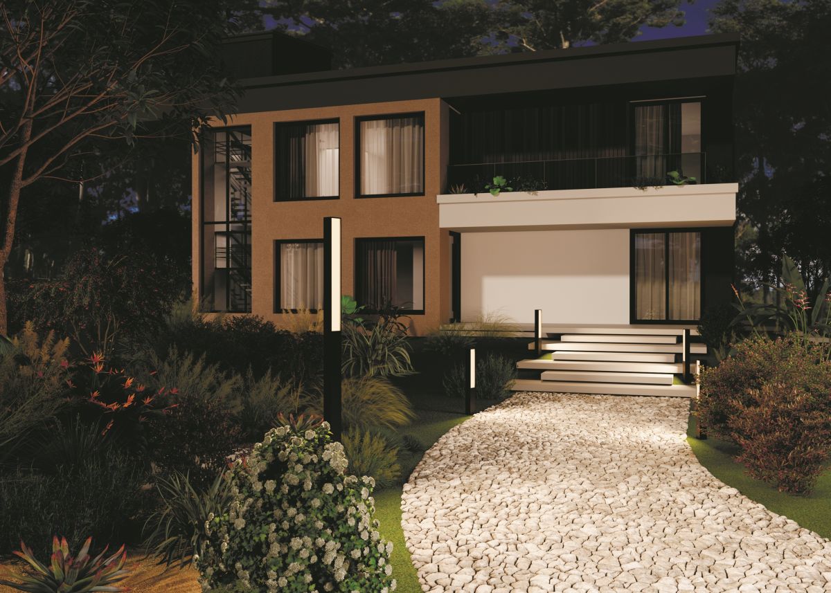 Ландшафтный современный Maytoni Blitz O470FL-L20GF3K