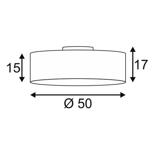 Потолочный светильник SLV Kardamod Square QRB Single 117120