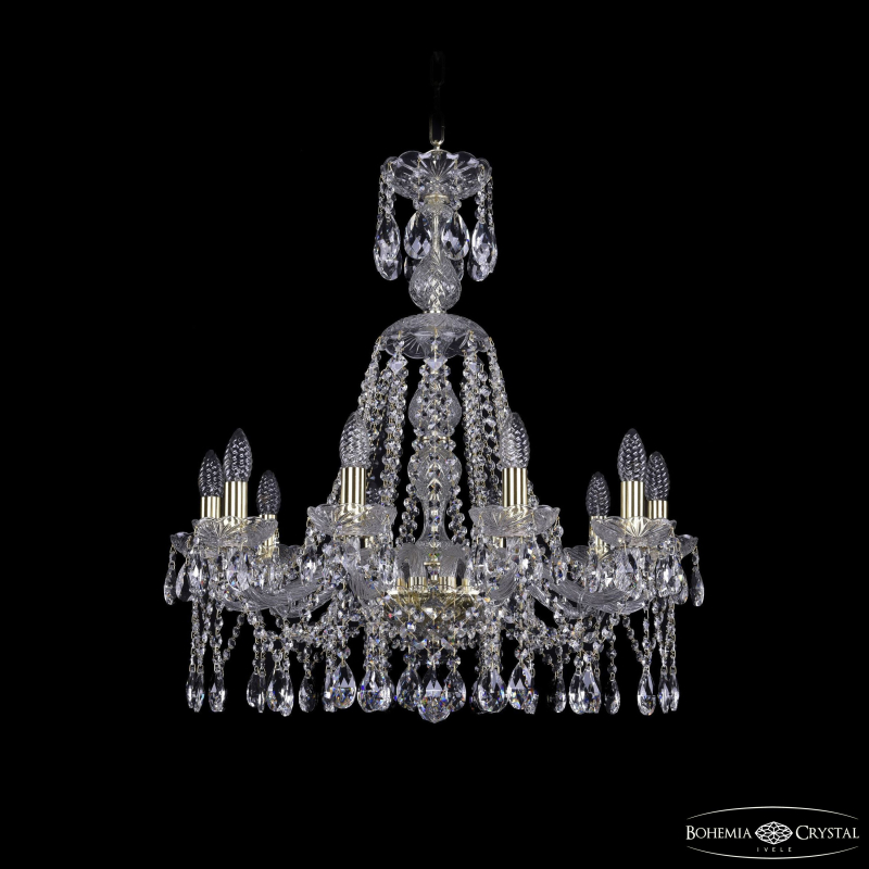 Подвесная люстра Bohemia Ivele Crystal 1413/10/220/XL-72 G