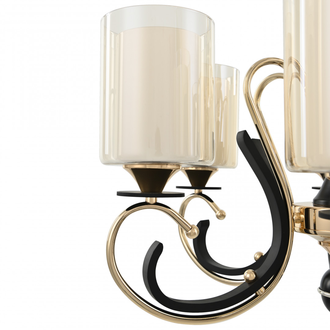 Подвесная люстра Arte Milano Florentia 302237/5 Bk/Gd УЦ