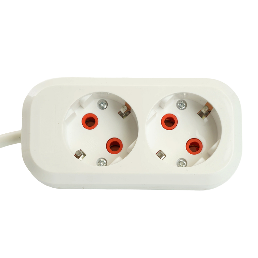 Удлинитель двухместный Stekker Home 49341