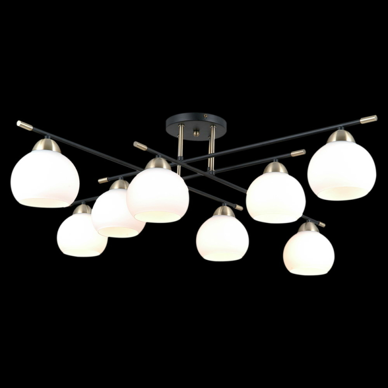 Люстра на штанге Illumico IL0446-8CSQ-79 BK