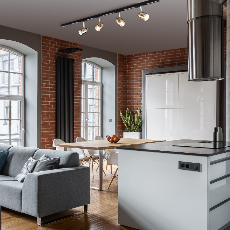 Светильник на шине Eurosvet 20076/4 хром/античная бронза