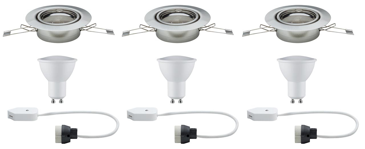 Встраиваемый светодиодный светильник Paulmann Qual EBL Led 93846