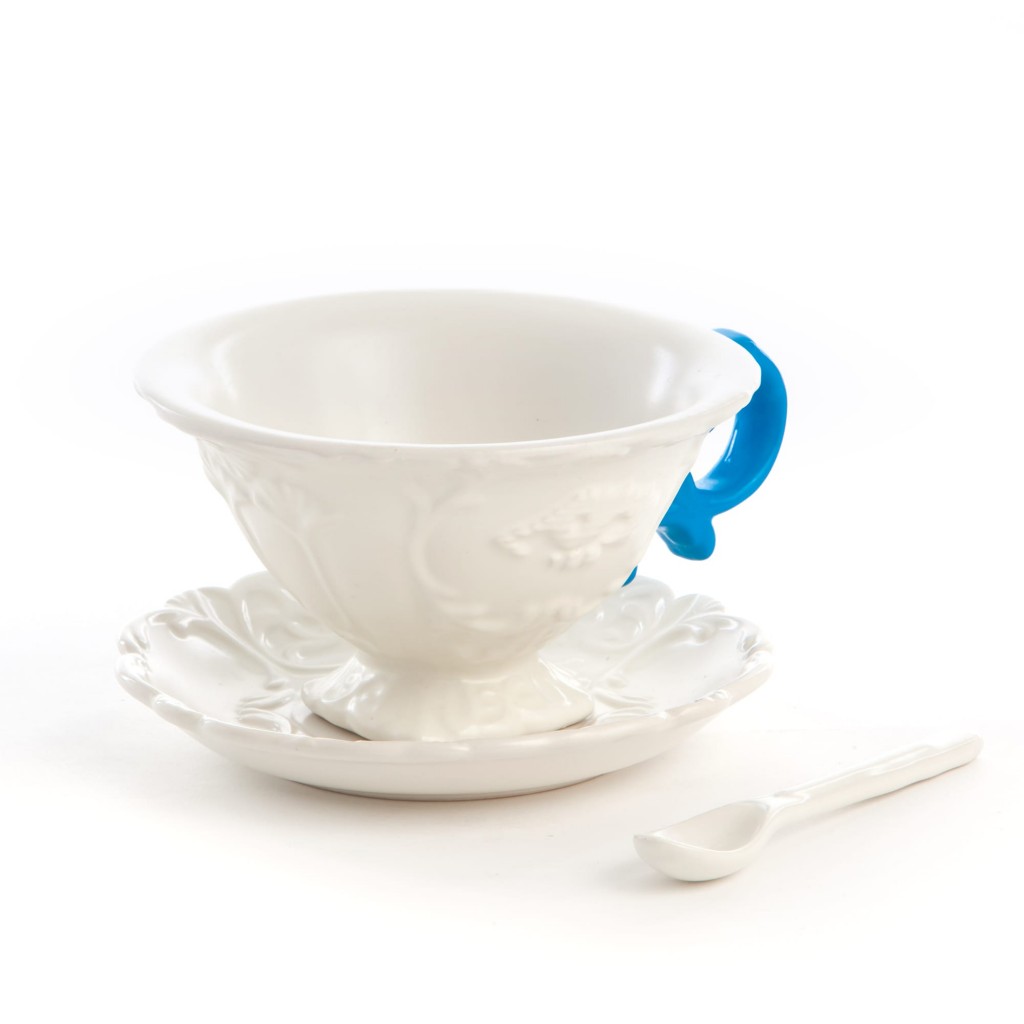Блюдце с чашкой I-Tea Blue Seletti I-Wares 09858 AZZ