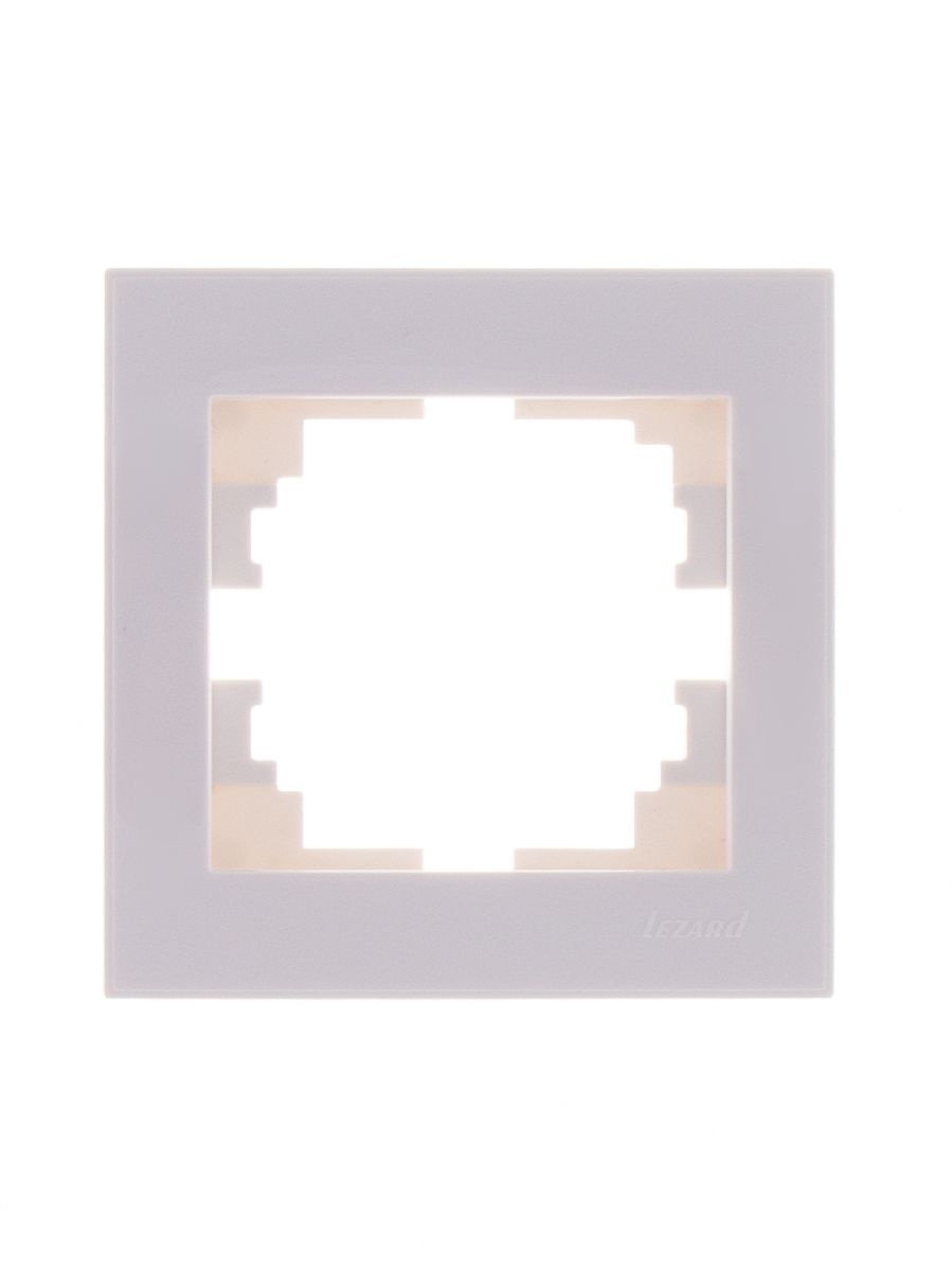 Рамка 1-местная горизонтальная Lezard Rain 703-0202-146