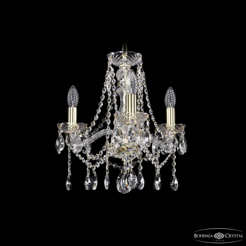 Подвесная люстра Bohemia Ivele Crystal 1413/3/141 G