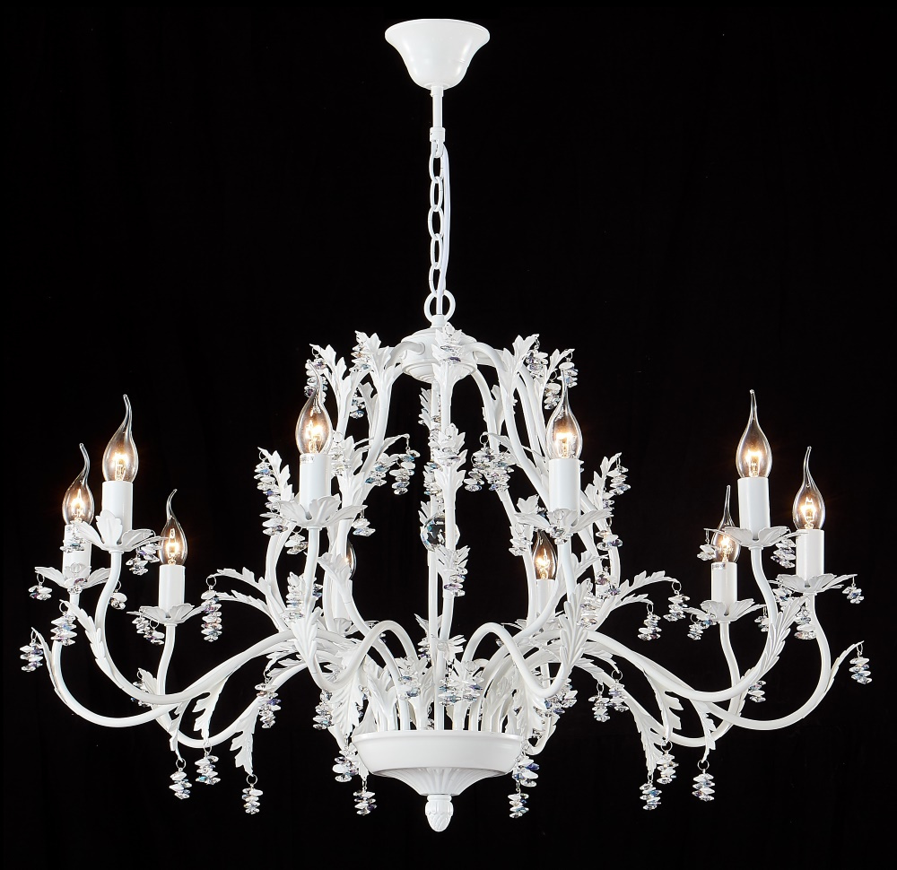 Подвесная люстра Crystal Lux CRISTINA SP10 WHITE