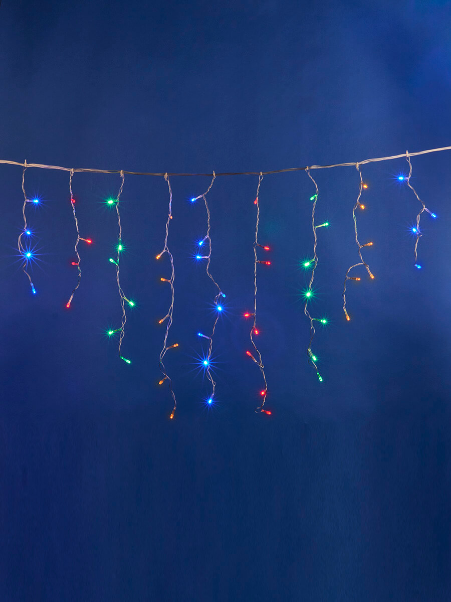 Светодиодная гирлянда (UL-00002270) Uniel бахрома 230V разноцветный ULD-B3010-200/DTA Multi IP20