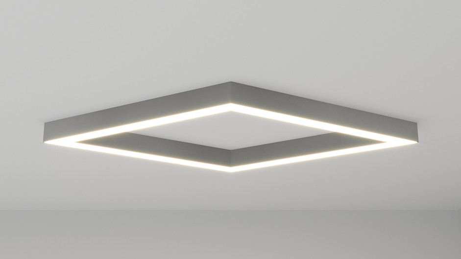 Подвесной/накладной светильник Siled Romb-Prof 7370394