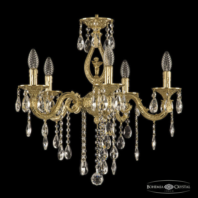 Подвесная люстра Bohemia Ivele Crystal Florence 71401/5/175 B G FA10S