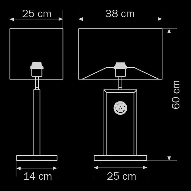 Настольная лампа Lightstar Faraone 870937