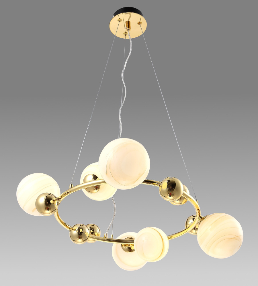 Подвесная люстра Crystal Lux Salvadore SP6H Gold