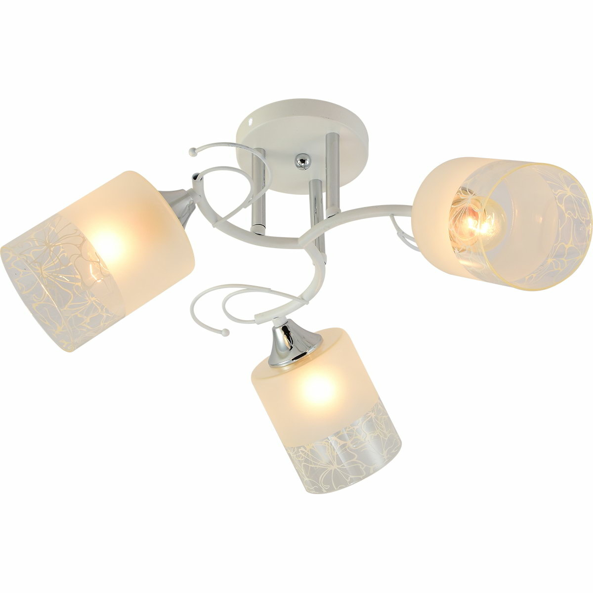 Люстра на штанге Reluce 11314-0.3-03 WH+CR