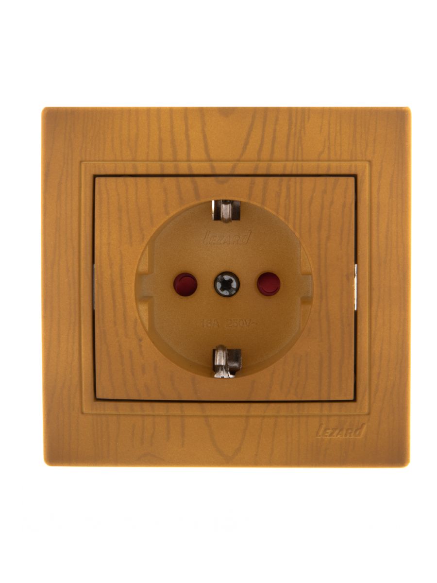 Розетка с защитой от детей Lezard Mira 701-0701-124