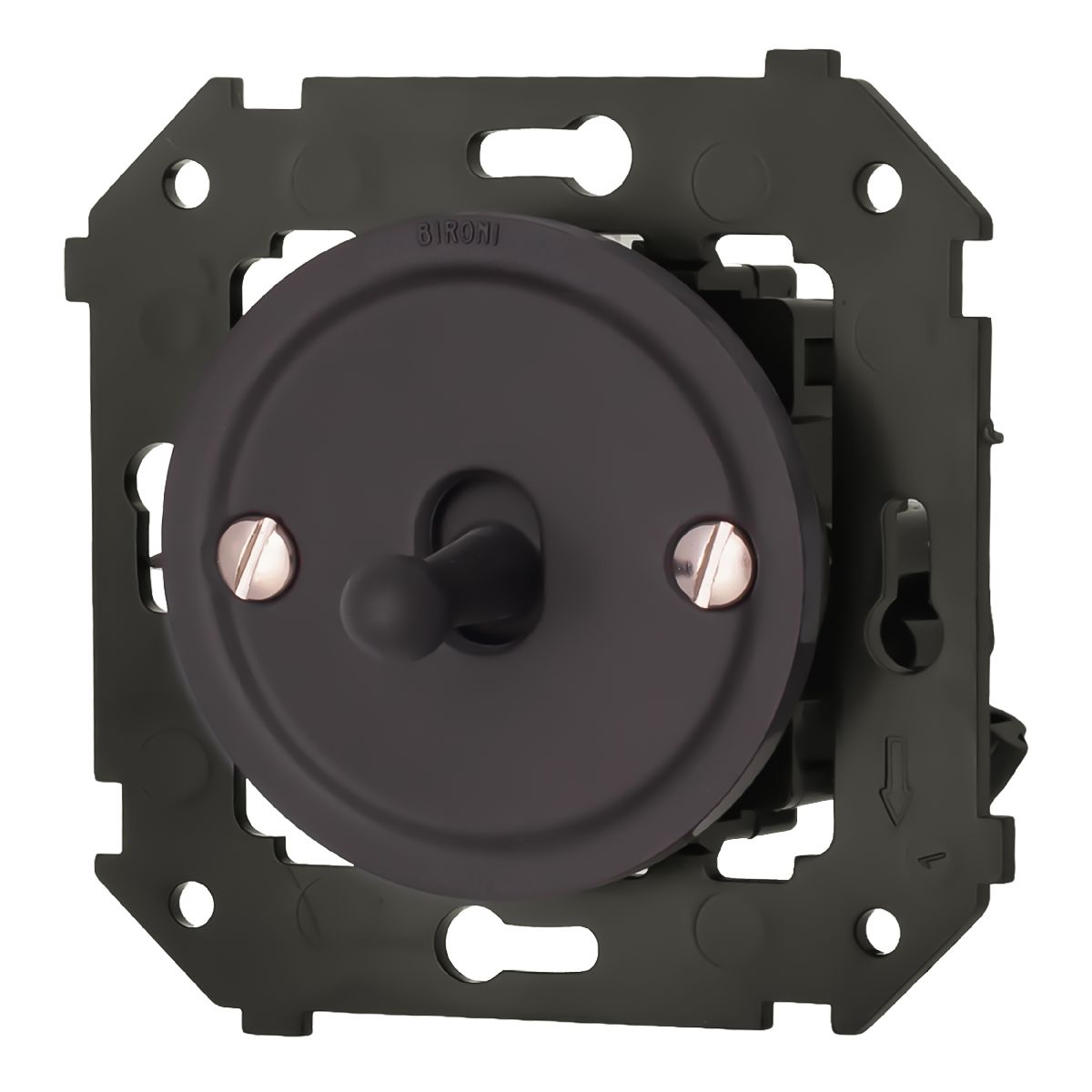 Выключатель одноклавишный Bironi Шедель Бриз B3-230-22M