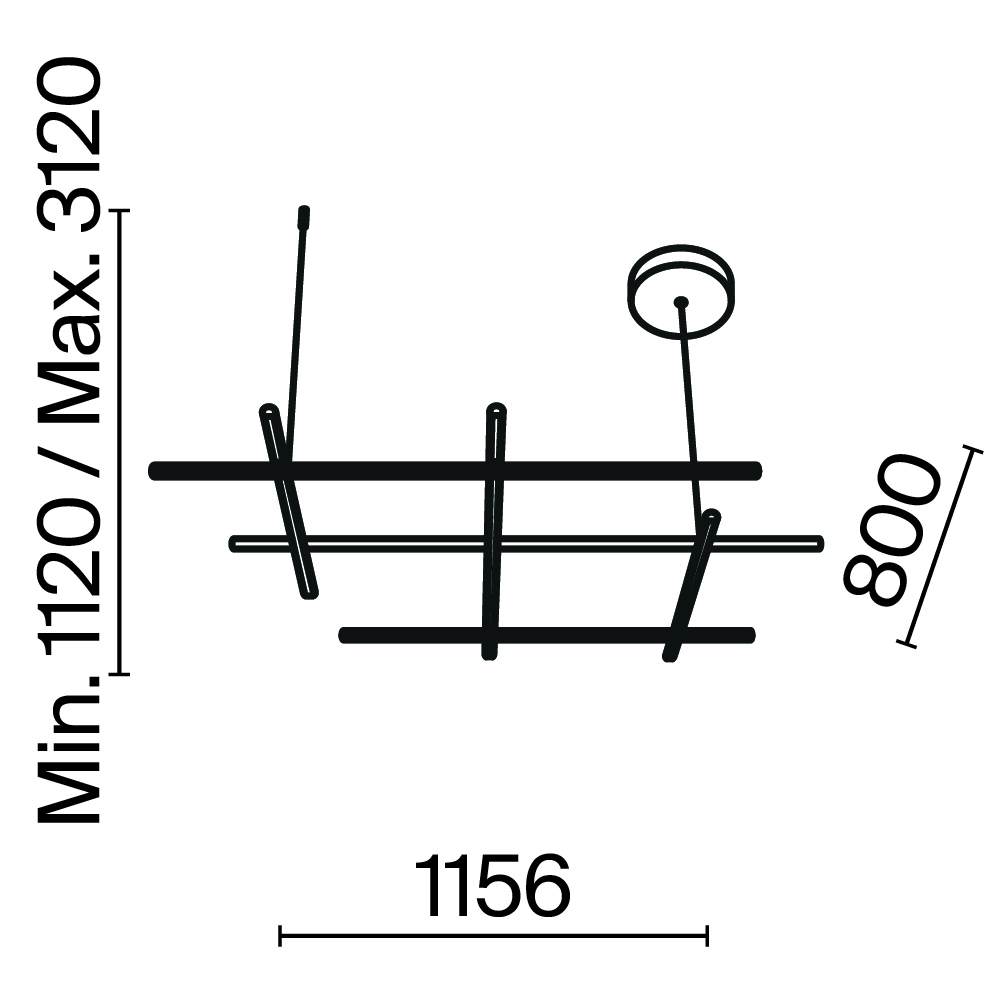 Подвесная люстра Maytoni Radiance MOD278PL-L86G3K