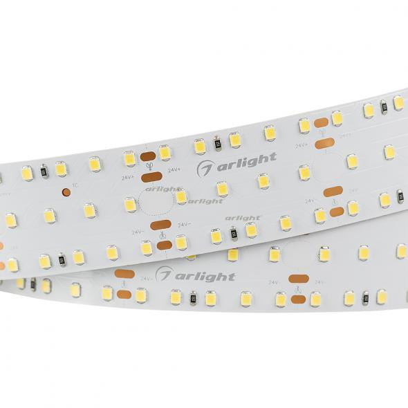 Светодиодная лента Arlight S2-2500 24V Warm 2700K 34mm (2835, 280 LED/m, LUX) 023403