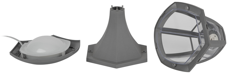 Ландшафтный светильник Эра ДТУ 07-8-003 У1 «Валенсия 1» серый Б0057519