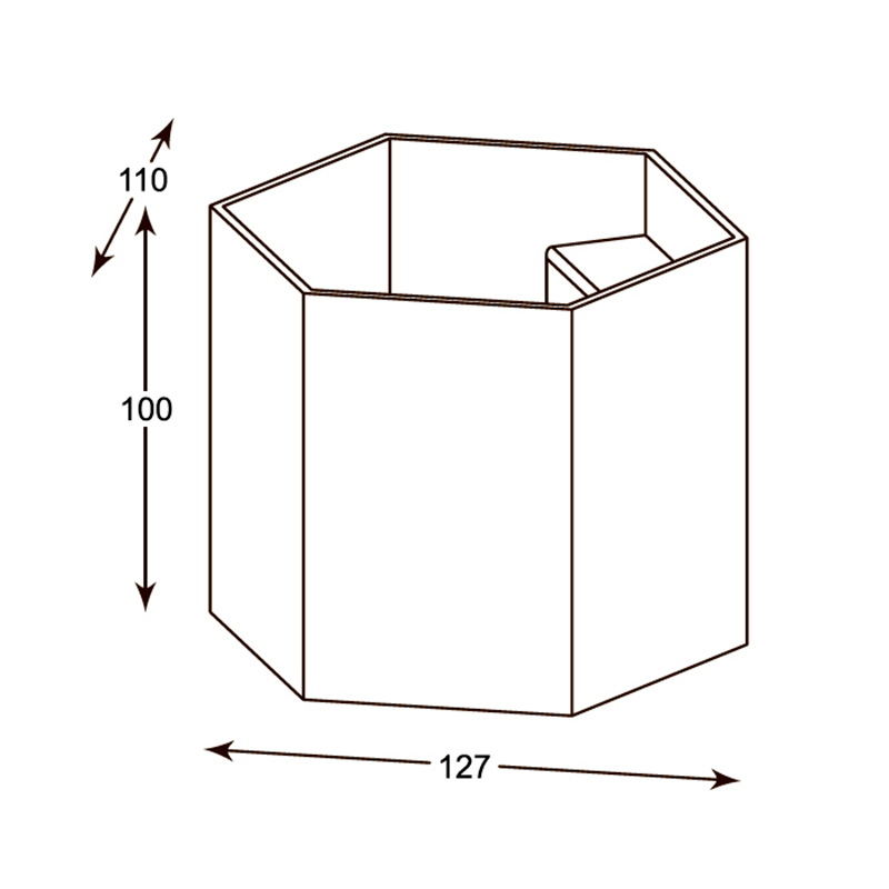 Настенный светильник Zumaline POLYGON WL 20070-AL
