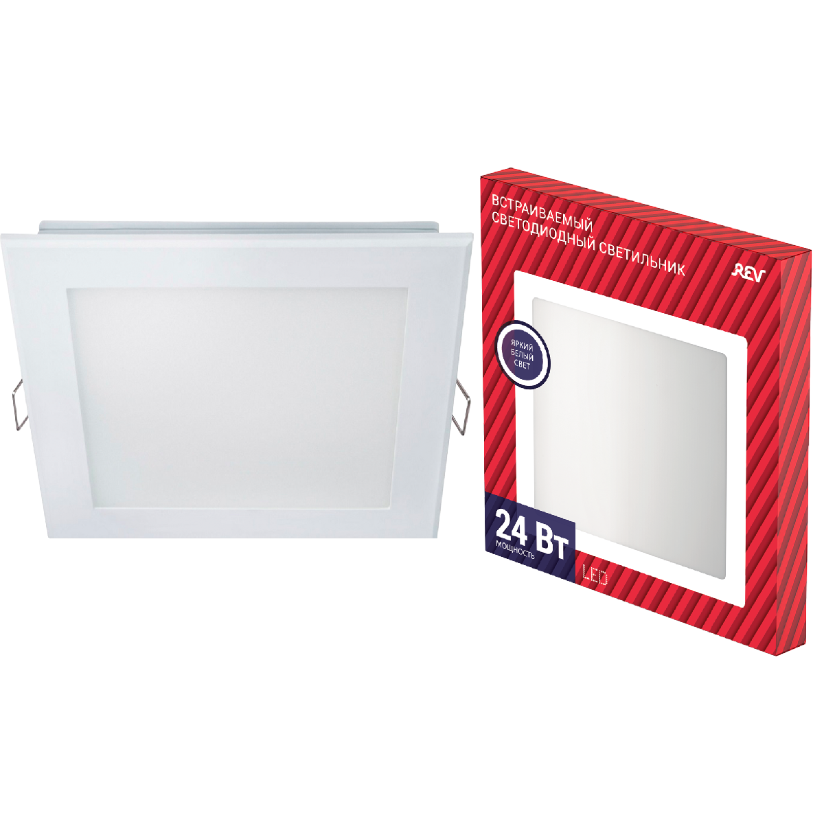 Встраиваемый светильник REV Superslim Quadro 28983 8