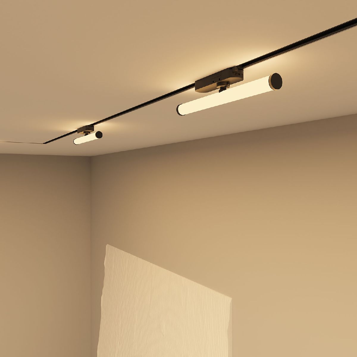 Трековый однофазный светильник Denkirs Strom DK6438-BK