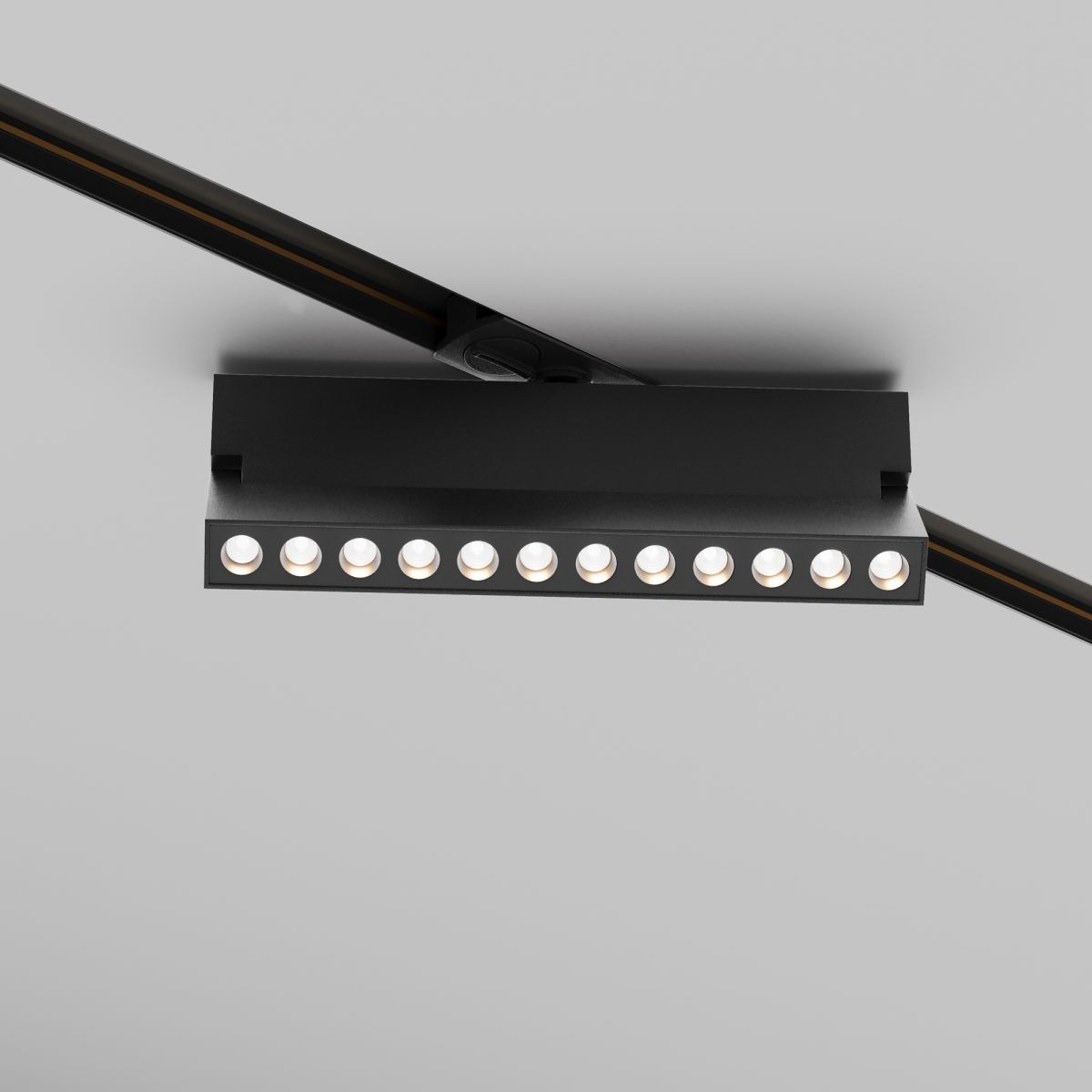 Трековый однофазный светильник Maytoni Points Rot TR224-1-12WCCT-M-B