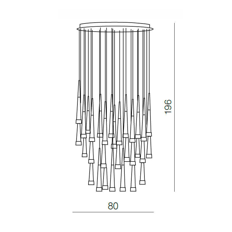 Подвесная люстра Azzardo Brina 31 AZ1046