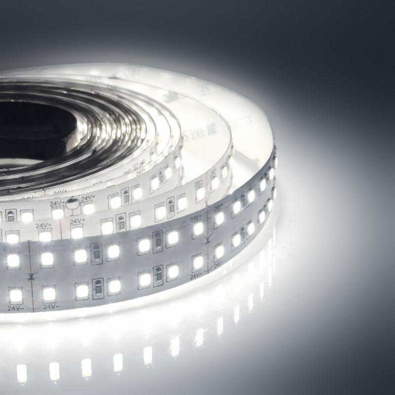 Светодиодная лента Apeyron 24В 2835 38Вт/м 4000К 3800Лм/м 1м IP20 254BL