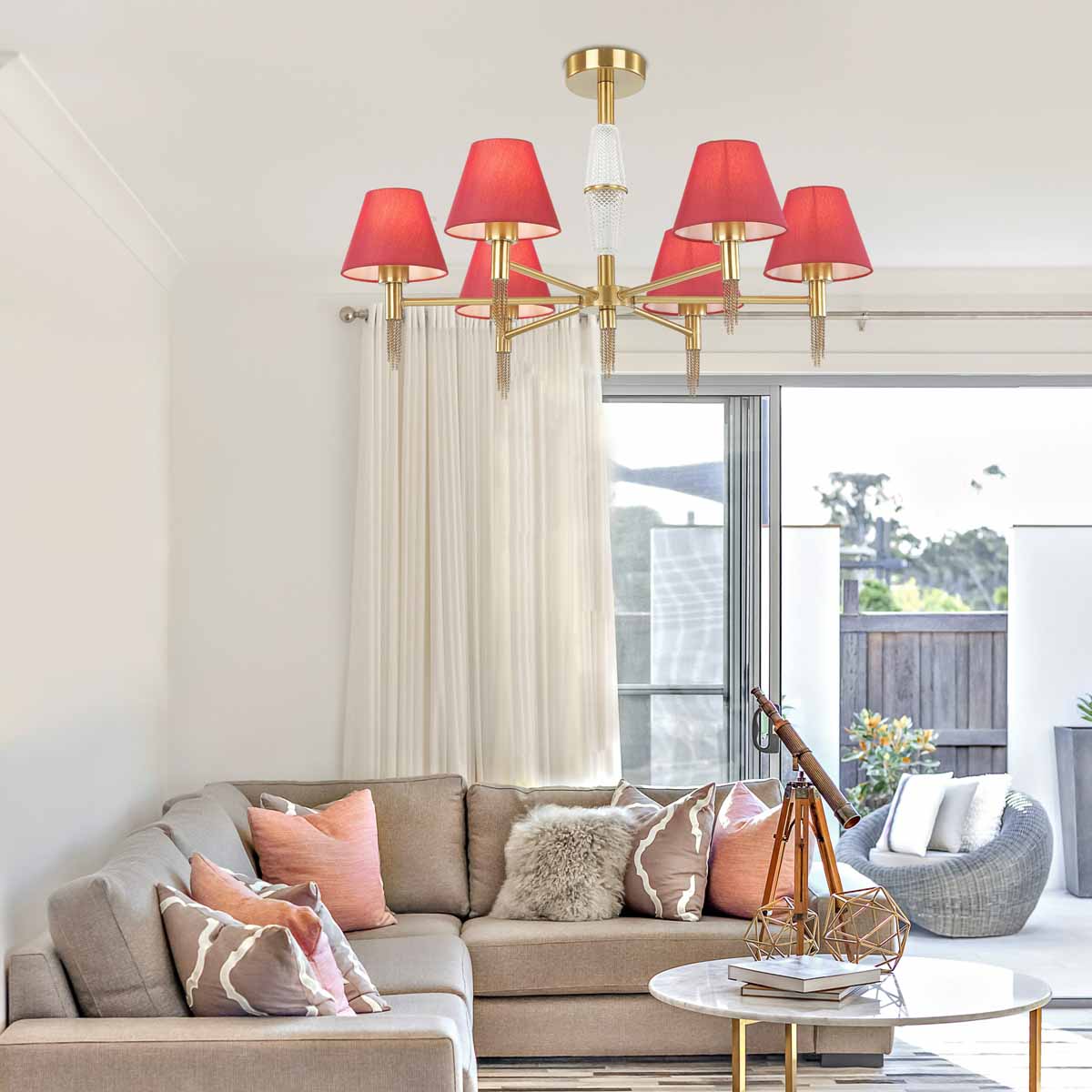 Люстра на штанге LUMION 4514/6C