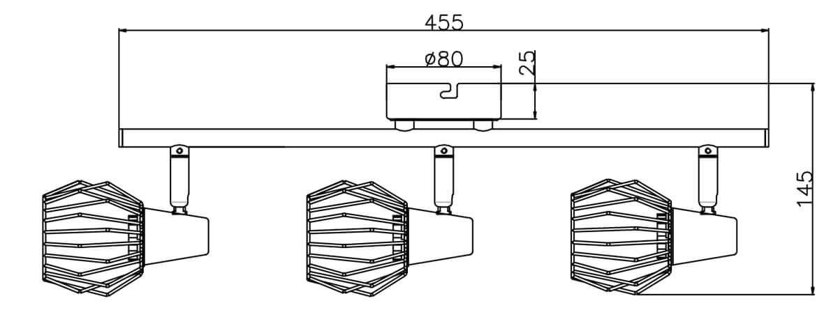 Спот Rivoli Gocce 7007-703 Б0038123