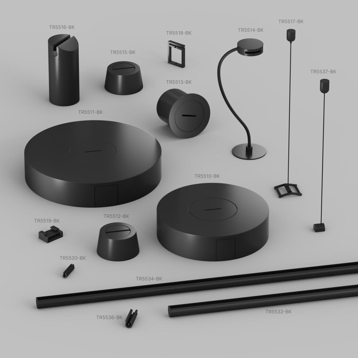 Накладное крепление Denkirs Belty base TR5518-BK