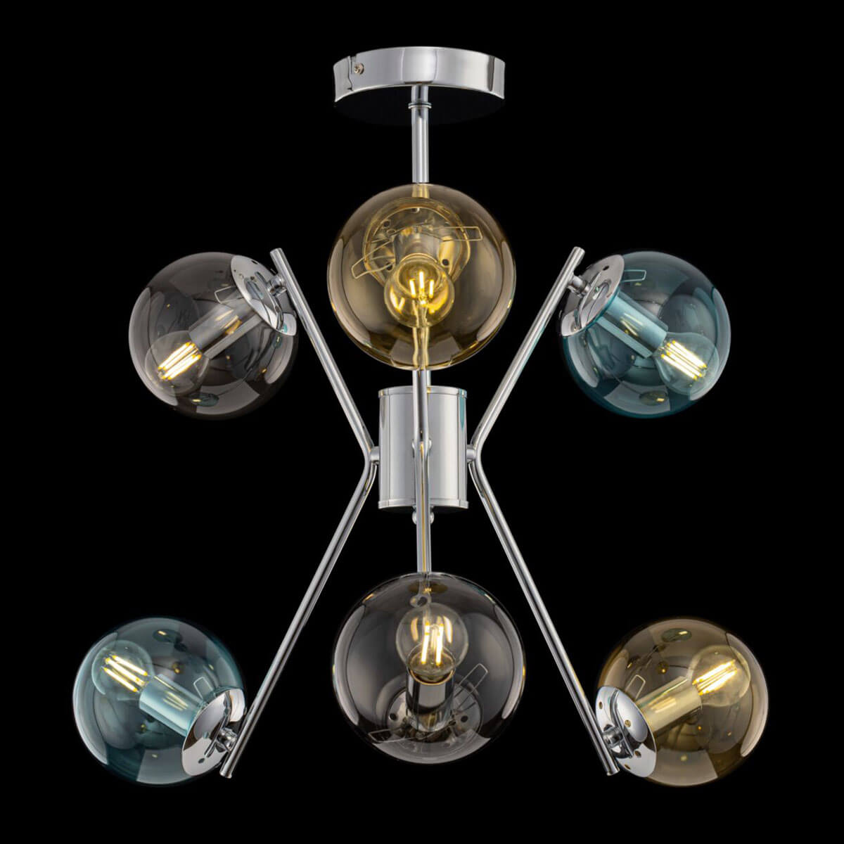 Люстра на штанге Freya Nancy FR5083PL-06CH