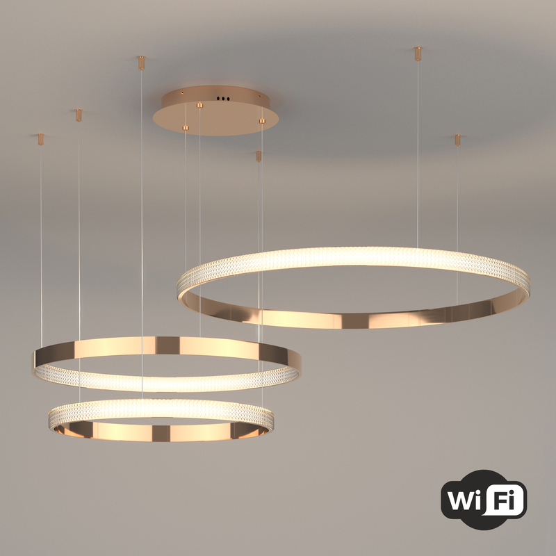 Подвесная люстра Eurosvet Posh 90275/3 медный Smart