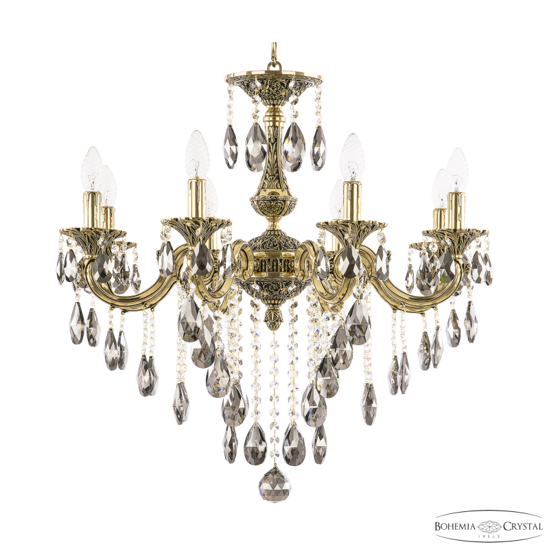 Подвесная люстра Bohemia Ivele Crystal Verona 72101/8/210 B GB K731