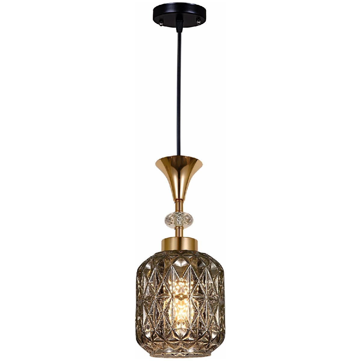 Подвесной светильник Reluce 02003-0.9-01 SMOKE