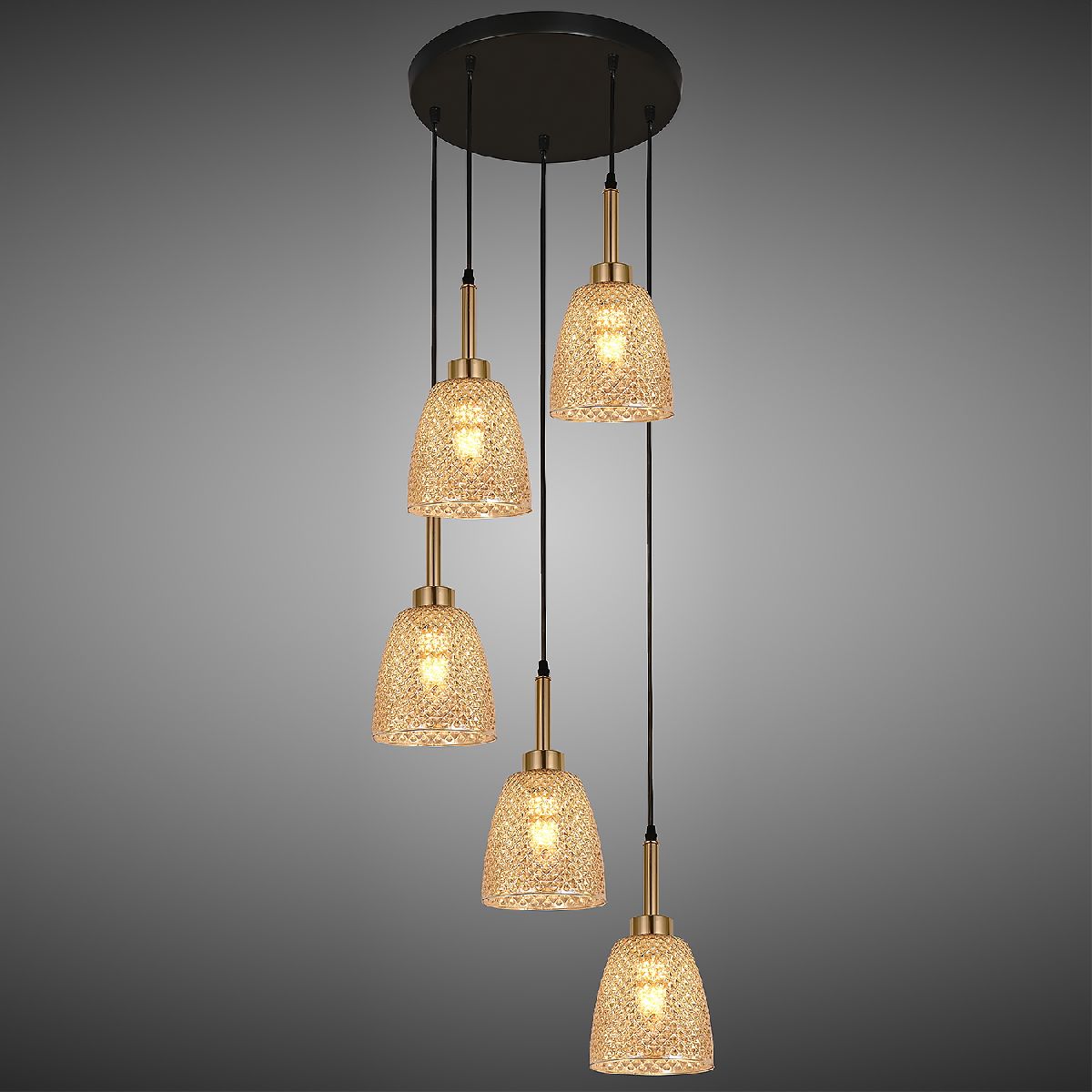 Подвесная люстра Reluce 09011-0.9-05 AMBER