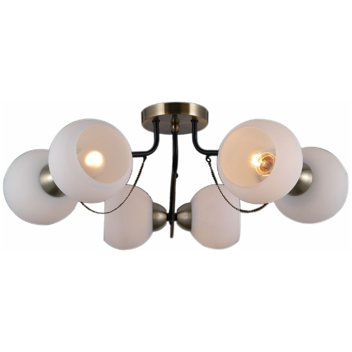 Потолочная люстра Illumico IL0035-6CSQ-79 BK AB